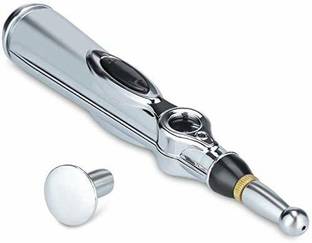 Bhagwati Enterprise Meridians Laser Acupuncture Electric Pen Massager (Silver)