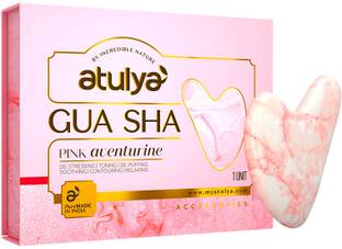Atulya Pink Aventurine Gua Sha | Reduces Puffiness