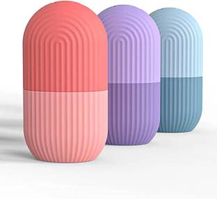 BRM Facial Ice Roller, Massager Pack of 3 (Multicolor)