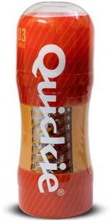 Quickie Cup Massager (Orange) | Non-Electric Massager | Waterproof |