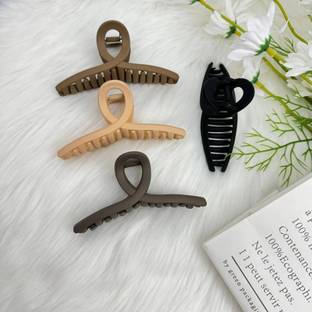 Vivalace 4 Pcs Hair Clutcher With Multi Color Hair Claw Clips for Women 4 Random Colors Hair Clip