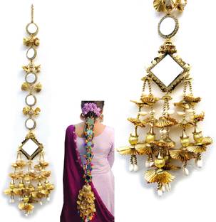 Sandynavz Hair jewellery Choti Jadai Billai Wedding Bridal Jewellery Paranda Parandi Braid Extension