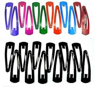 ARSDEWY Tik Tac Clip Tic Tok Metal Hair Styling Pins Combo Pack for Women/ Girls - Random Assorterd Multicolour Tic Tac Clip