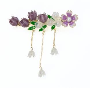 HANA JEWEL Women fancy stainless steel premium material attractive butterfly hair clutcher Hair Claw