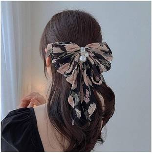 AALIYA INTERNATIONAL 1pc Exquisite Flower Pattern Bow Hairpin Hair Pin