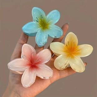 SARA Flower hair claw clip hair clature pack of 3 pcs Hair Clip
