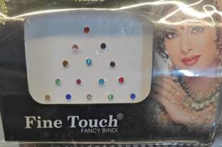 shivay Mini Stone Bindi Multicolour Bun Stick