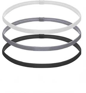 Seeotwo 3 Pieces Thick and Slim Non-Slip Elastic Sports- Athletic Skinny Hair Hair Band