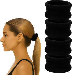 AmazingKarts 4 Pcs Fancy Colorful Elastic Rubber Bands Durable, Stretchable & Gentle Rubber Band