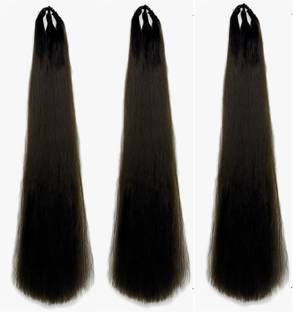 ABS 3 Peice Thick Nylon False Hair Extension, Parandi/Paranda Choti Hair For Women Braid Extension