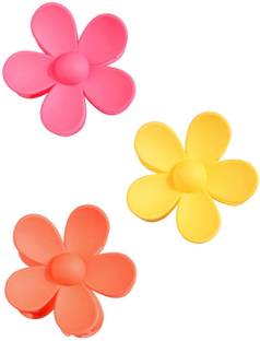 YELLOW CHIMES Multicolor Claw Clips Big Clutchers Hair Claw
