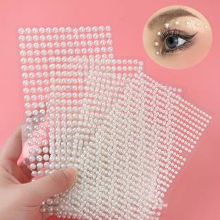 K.V.Y. Collections Hair Accessories for Women & Girls Decoration Pearls Tattoo/Sticker (200 Pcs) Hair Tattoo/Sticker