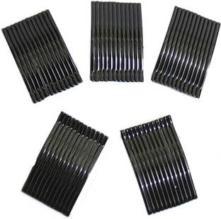 BUBBLING BOWS Black Metal Bobby Pins U Shape Bun Dressing & Hair Styling Easy to Wear 50 Pcs Hair Pin