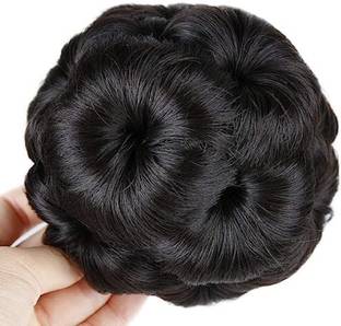 VIVIAN Juda Panja Bridal styler Artificial Bun Tress Claw Hair Extension Hair Claw