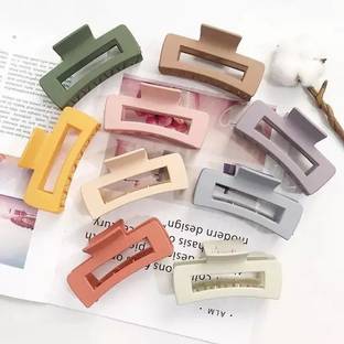 Tryzm Collection Multicolor Clutcher Pack of 9 Bun Clip
