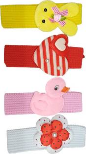 HSNJ Jewels Duck Headband Pack Of 4 Head Band