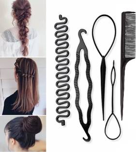 avnish Hair Styling Topsy Tail Kits Braids Tools For Women Girls Stylish(pack of 5) Hair Accessory Set