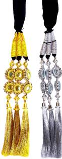 El Cabell Paranda Parandi Patiyala Panjabi Choti Braid Tassles Pack Of 2 Braid Extension