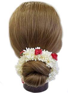 FRESHION STORE Pretty Charming Hair Gajra Multipurpose Band Artificial Soft Plastic Bun