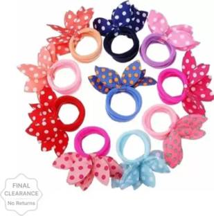Rubela Royal Hair Bands Bunny Headband Rabbit Ear For Women,Baby,Girl, kids Rubber Band Rubber Band