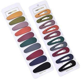 Chronex 20 Pcs Women's Fashion Matte 2 Designs Tic Tac  Pins /  Clips Hair Extension