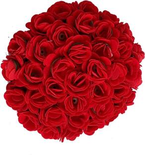 AROOMAN Artificial Flower Bun Juda/Accessories Gajra, Full Bun For Women, Girls Bun