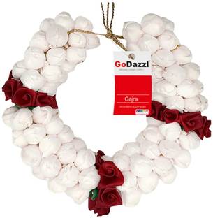 GoDazzl Pack of 1 Gajra in Artificial Jasmine Mogra Flower Hair Accessory Set