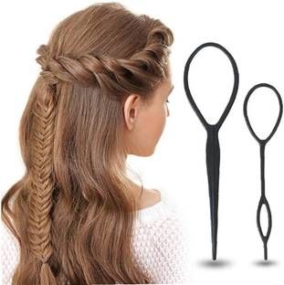 Ghelonadi Hair Looping Styling Accessories,Quick Hair Banding French Braid Hair Tool Hair Accessory Set