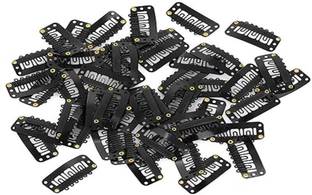 A H S 6 Pcs W Snap Clips for Hair Extensions and Hair wig Hair Patch, Clips Hair Clip