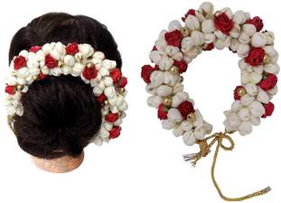 Maahal Gajra for Hair Bun Making, Hair Accessory Set