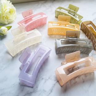 Xivir Non-Slip Banana Hair Clips,Rectangular Powerful Hair Clips Styling Accessories Hair Claw