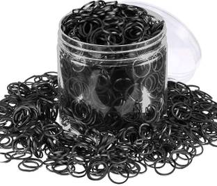 virtuvend ventures (900 PCS) Elastics Stretchy Hair Tie Ponytail Rubber Band