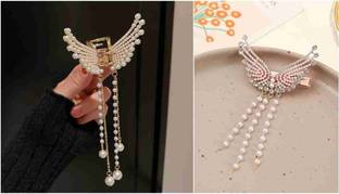 Anjali Creations Hair Claw / Hair Clip 2pc For Girls And Women Hair Claw
