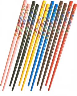 SK Craft Designer Printed Wooden Hair Stick, Juda Stick, Juda Pin, Hair Pin, Hair Clip, Bun Stick-Set of 12 Bun Stick