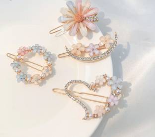 beautyitem Hair Metal Hairpin Clip Side Clip Hair Accessories for girls 4 PCS Hair Pin