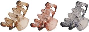 AccessHer Multi Color Acrylic Material Stone Butterfly clip For Women Hair Claw