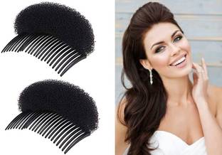 Chanderkash 2pcs Soft Hair Puff Bun Maker, Hair Styling Combo Hair Extension for Womens Bun