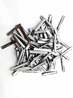 louis india 50pc Hair Clip Alligator Metal Single Prong Pins for Making DIY Hair Accessories Hair Clip