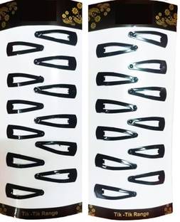 Tintoo Small tictac clips for girls -3cm/1.3inch(Pack of 24) Hair Clip