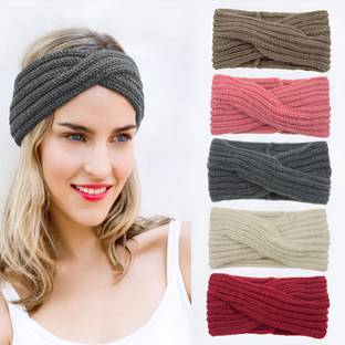 Bembika Ear Warmer Headband Soft Knitted Turban Ear Muffs For Boys,Girls Men And Women Head Band