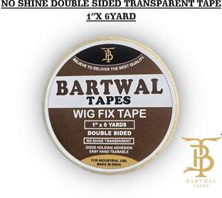 bartwal Ultra Hold Double Sided Hair Full Roll System Tape (1 Inch X 6 Yards) Hair Accessory Set
