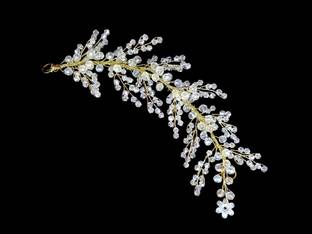 पृस्ती TIARA with Flexible Wire Hair Accessories for Girls and Women Hair Accessory Set