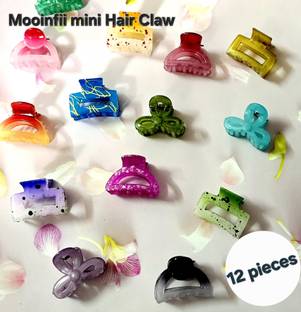 Mooinfii Mini Hair claw (pack of 12) Hair Clip