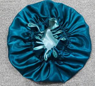 VIYANSHI Silk Satin Bonnet Cap for Sleeping, Double L, Extra Large Bonnet Cap for Women Hair Accessory Set