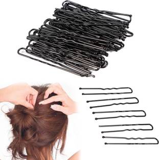 Nyamah sales 100 Pcs U Shape Hair Pins For Bun Maker, Hair Bobby Pins For Women Hair Style Tools Bun Clip