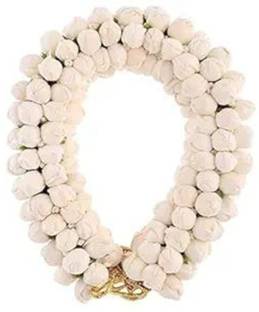 PRAVRAJYA Artificial Jasmine Mogra Flower Juda Phool Gazra Hair Accessory For Girls/Women Hair Chain