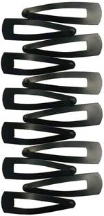 bs traders Metal Hair Tic Tac Clip (Black) Pack of 12 Tic Tac Clip