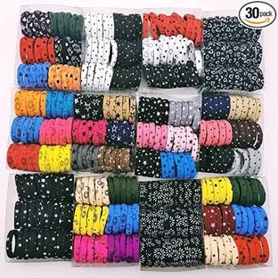 ZESCA STYLO Printed Soft pony tail Rubber Band