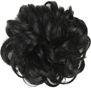 PrimeBerie Messy Hair Bun Synthetic Artificial Juda For Women And Girls, 35 Gram Bun