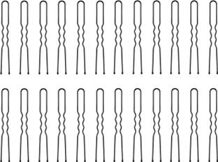 Clezaro (Pack of 30) Curved U Shape Juda Pin for Women & Girls | U-Shaped Hairpins (H65) Hair Pin